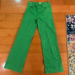 Alice and Olivia green jeans